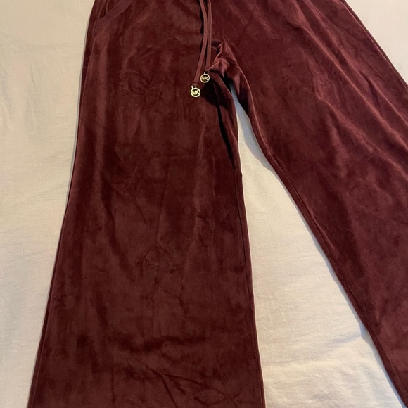 Michael Kors Brown Women’s Soft Sweatpants NWT $98 With MK Emblems Size XL - Picture 4 of 8